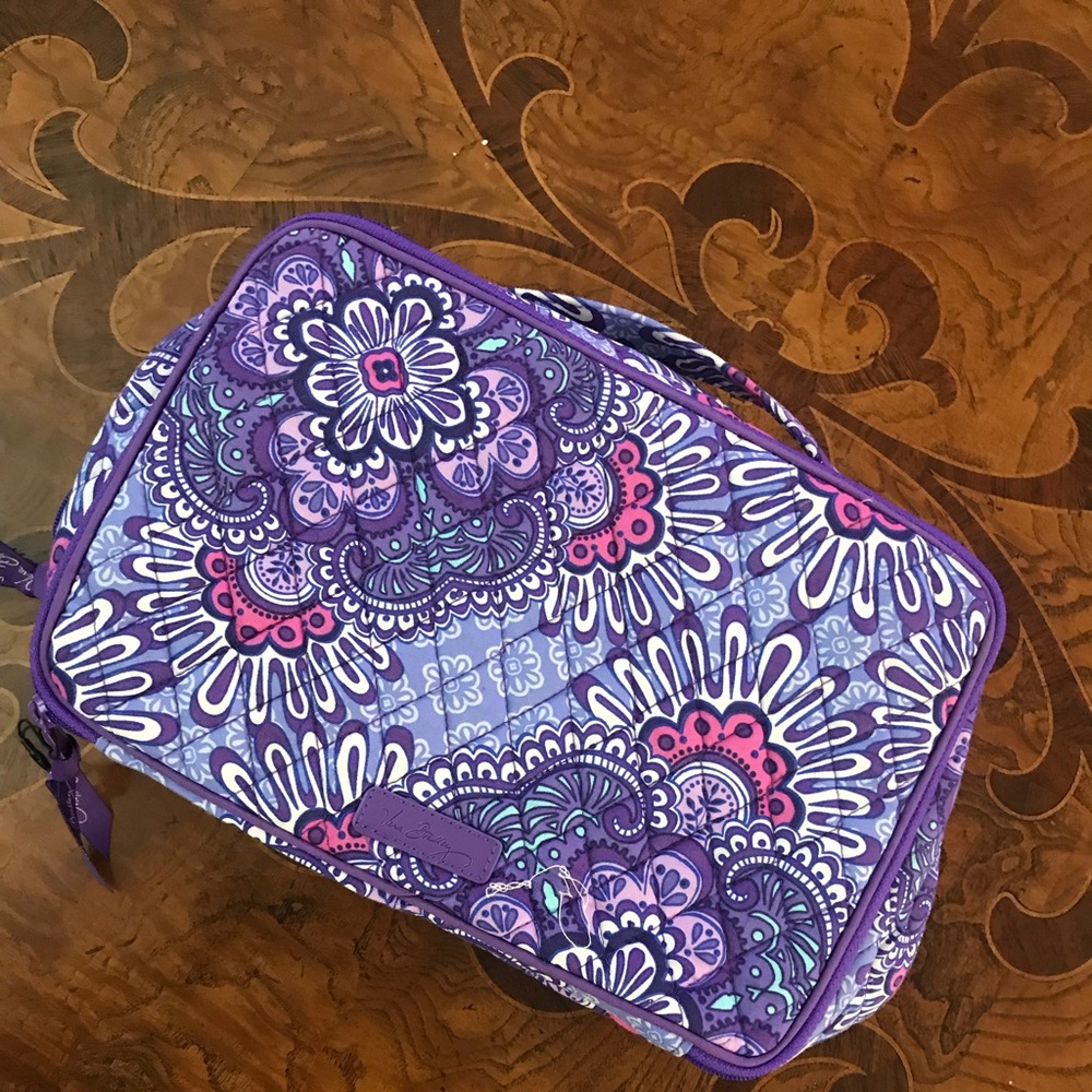 Vera Bradley Makeup Bag lilac Tapestry